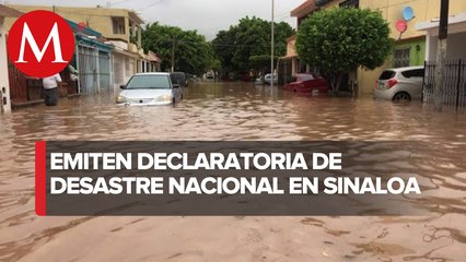 En Sinaloa, emiten declaratoria de desastre natural tras paso de huracán 'Nora'