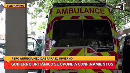 Gobierno británico se opone a confinamientos