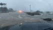 Storm surge and wind from Nicholas hit Texas coast