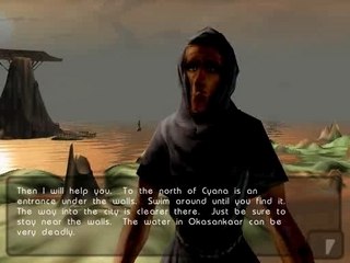 Outcast PC game - Entering Cyana in Okasankaar