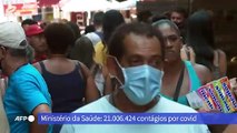 Brasil: mais de 21 milhões de contágios por covid