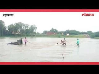 अहमदनगरमधील अरणगावात पुरात अडकलेल्या 31 जणांची सुखरुप सुटका