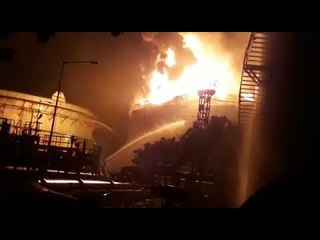 जवाहर द्विप येथील डिझेल टँकवर वीज पडली ! मोठी आग, हजारो लिटर डिझेल भस्मसात