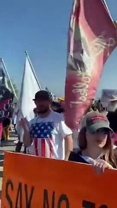 IN BOISE STREET, TRUMP SUPPORTER CAME OUT TO ADDRESS BIDEN GOVERNMENT