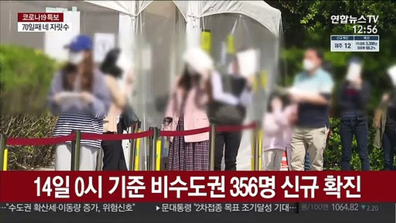 비수도권 이틀 연속 300명대 확진…충남 확산세 여전