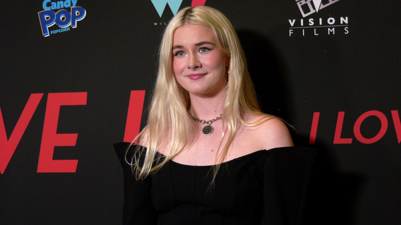 Harlow Jane attends the “I Love Us” premiere red carpet in Los Angeles