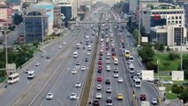 İstanbul'da trafik yoğunluğu yüzde 60'ı gördü