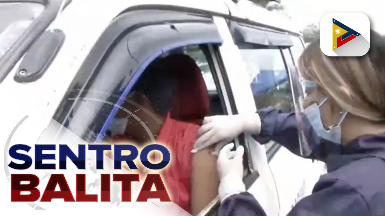 COVID-19 drive-thru vaccination para sa PUV drivers sa Baguio City, umarangkada na; Baguio LGU, tiniyak na sapat ang kanilang supply ng COVID-19