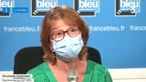 Chrystelle Colomban, représentante de la CGT de la Maison de retraite de la Loire