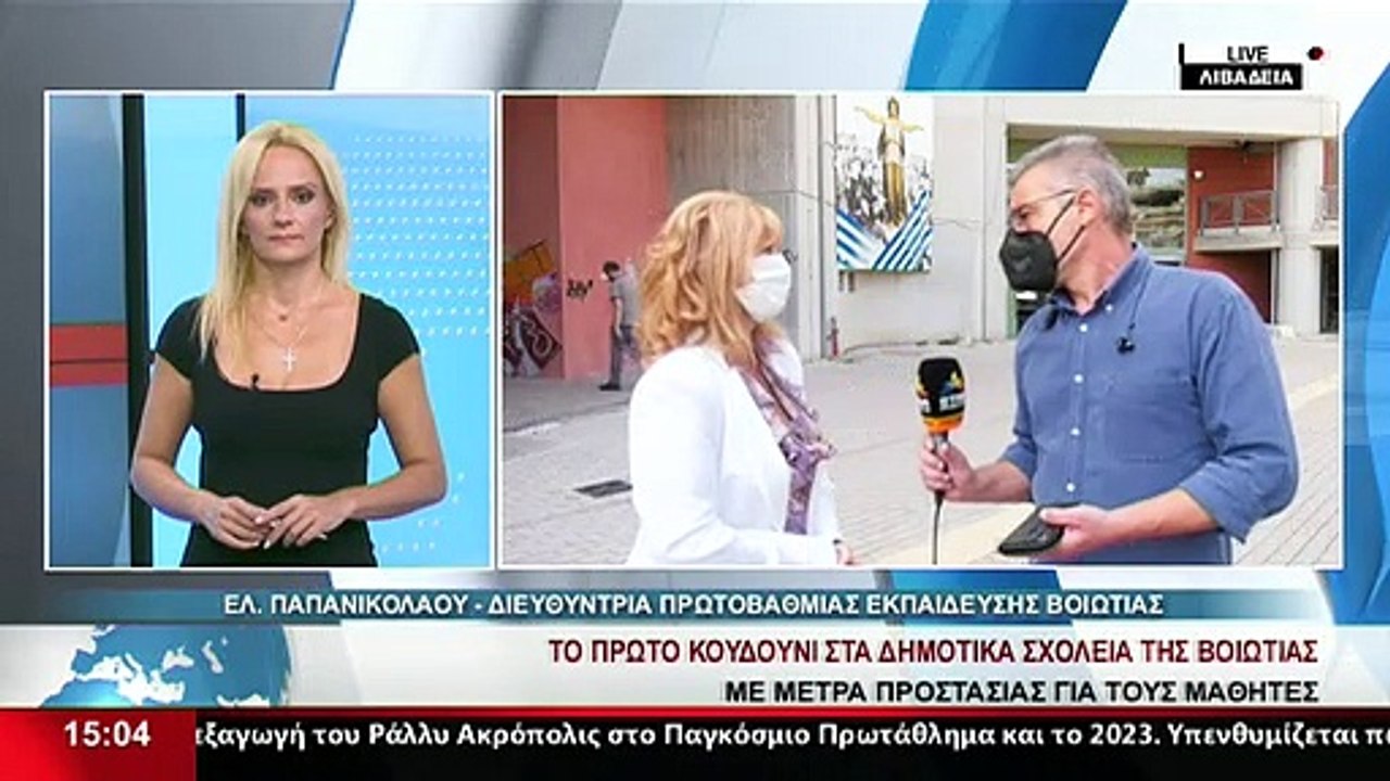Η Διευθύντρια πρωτοβάθμιας εκπαίδευσης Βοιωτίας...