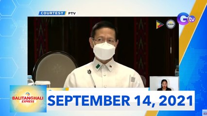 Balitanghali Express: September 14, 2021 [HD]
