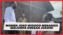 Momen Joko Widodo Menangis Berjumpa dengan Jokowi, Bak Ketemu Kembaran
