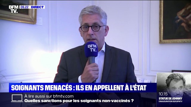 Menaces contre des soignants: le président de la Fédération hospitalière de France espère que des plaintes vont être déposées