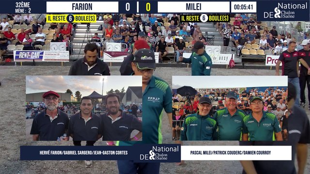 32ème FARION vs MILEI : National à pétanque de Chalon-sur-Saône 2021