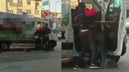 Güpegündüz kahveden alıp döve döve kaçırdılar, herkes izledi