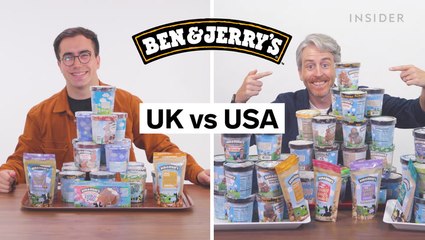 Every difference between UK and US Ben and Jerry's