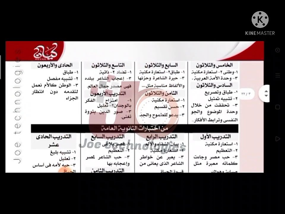 اجابات كتاب كيان الصف الثالث الثانوي 2022