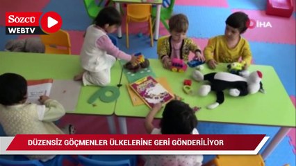 Düzensiz göçmenler ülkelerine geri gönderiliyor