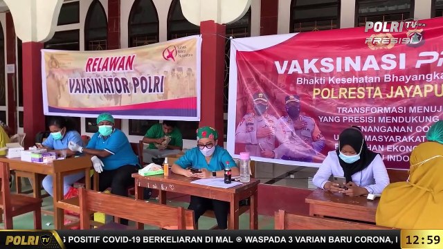 LIVE Dialog Kabid Humas Polda Papua Terkait Polda Papua Percepat Program Vaksinasi Massal Covid-19