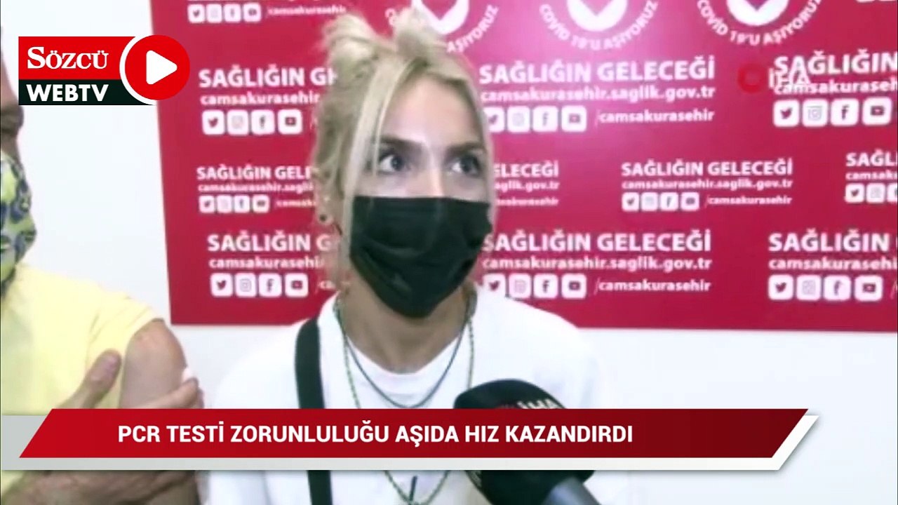 PCR testi zorunluluğu aşıda hız kazandırdı