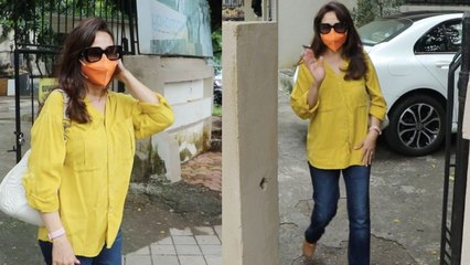 Madhuri Dixit ने लिया नया  Hair cut, कटवा लिए छोटे-छोटे बाल; Watch video | FilmiBeat