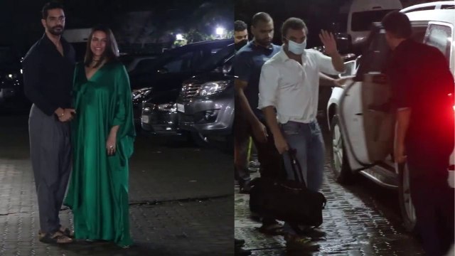 Sohail Khan, Neha Dhupia & Angad Bedi Visit Arpita Khan's House For Ganesh Visarjan | SpotboyE