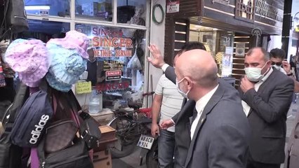 CHP Genel Başkan Yardımcısı Öztunç, esnafı ziyaret etti
