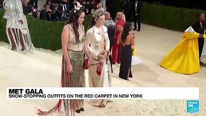 Stars dazzle in defiant fashion at 'revolutionary' Met Gala