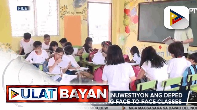 DepEd, tiniyak na nakahanda sila sakaling payagan na ni Pres. Duterte ang face-to-face classes