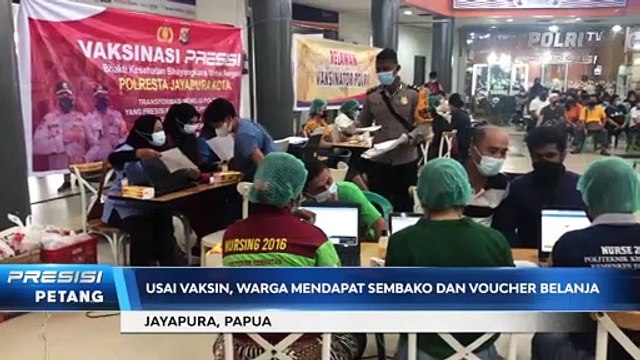 Polresta Jayapura Kembali Gelar Vaksinasi di Masjid Al- Ashri Youtefa & Saga Mall Abepura