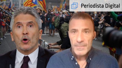 Alfredo Perdiguero: "Marlaska no ha dicho ni una sola palabra del acoso a la Policía en Barcelona"