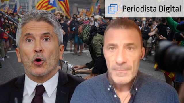 Alfredo Perdiguero: Marlaska no ha dicho ni una sola palabra del acoso a la Policía en Barcelona