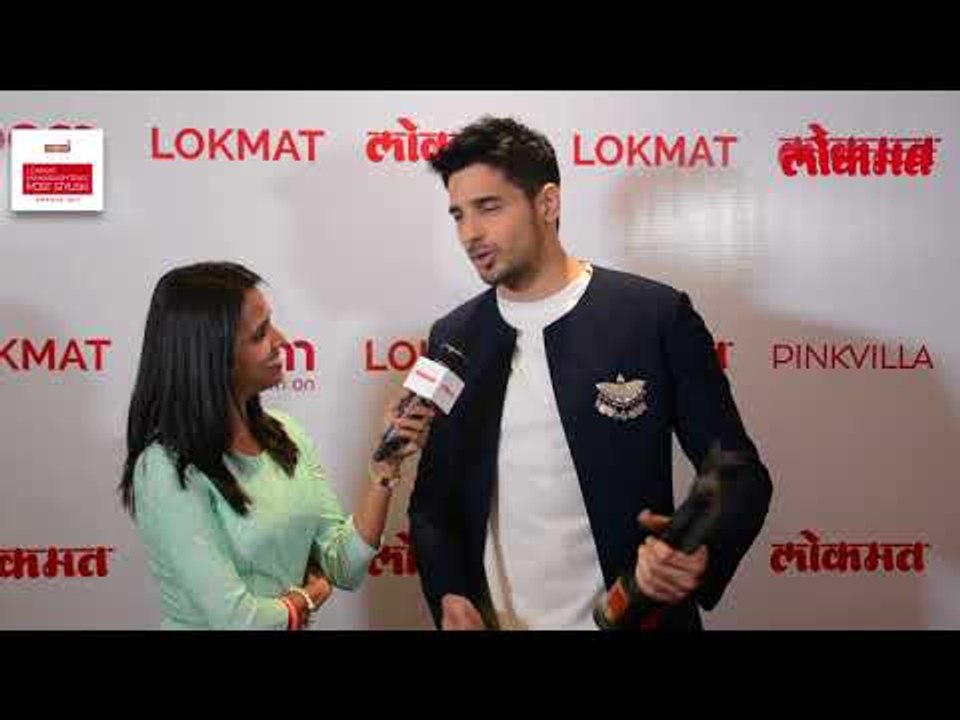 Lokmat Stylish Awards 2017 on the Red Carpet Siddharth Malhotra