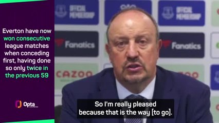 Download Video: Benitez plays down his impact at Everton after another comeback win