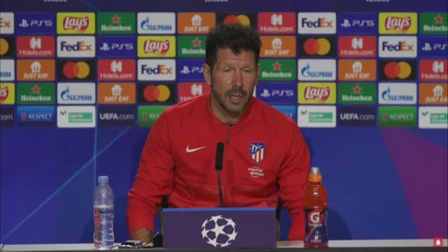 Simeone: Lo que queremos de Griezmann es que sea el futbolista que siempre fue