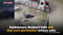Bozkurt'taki sel felaketine ilişkin yeni görüntüler