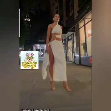 Valentina Ferrer lució su esbeltica figura a dos meses de haber tenido a su bebé