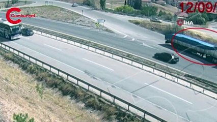 TIR, 2 kilometrelik yolu ters yönde ilerledi