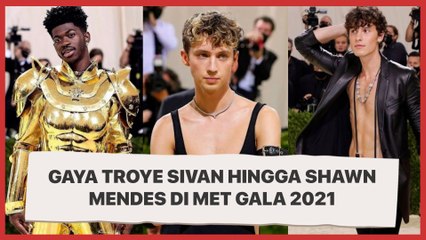 Mempesona! Ini 5 Gaya Super Nyentrik Seleb Pria di Met Gala 2021