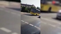 İstanbul'da enteresan görüntü! İETT otobüsünü gören şaşkına döndü