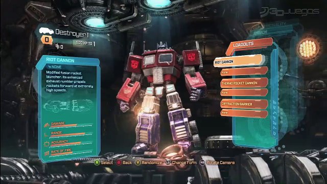 Transformers La Caída de Cybertron: Contenidos Descargables