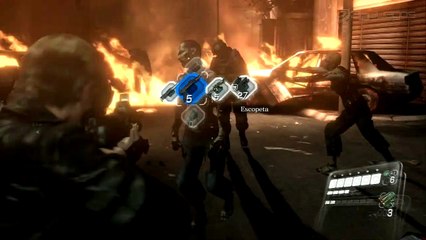 Resident Evil 6: Gameplay: Ciudad en Llamas