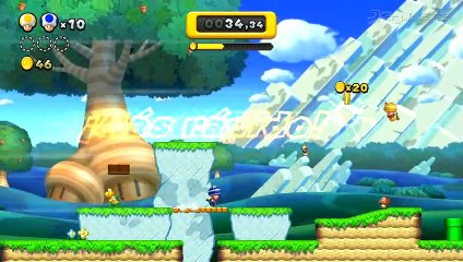 下载视频: New Super Mario Bros U: Gameplay: Partida Turbo