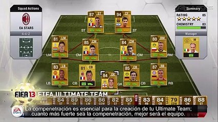 FIFA 13 Ultimate Team: Tutorial: Compenetración