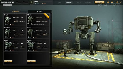 Hawken: Training I: The Garage