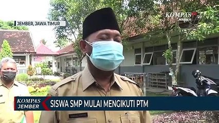 Siswa SMP di Jember Mulai Mengikuti PTM, Ini Syaratnya