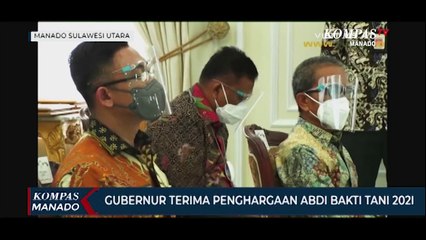Gubernur Terima Penghargaan Abdi Bakti Tani 2021