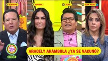 ¿Aracely Arámbula ya se vacunó contra COVID-19?