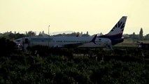 BALIKESİR - Yolcusu rahatsızlanan uçak zorunlu iniş yaptı