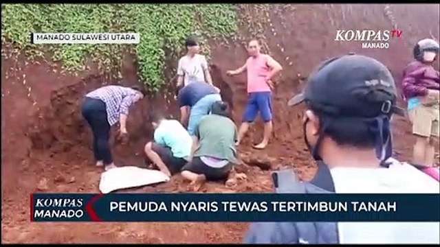 Pemuda Nyaris Tewas Tertimbun Tanah
